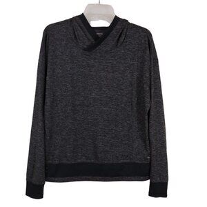 Mondetta | Gray Heather Black Lightweight Pullover Hoodie | Size M